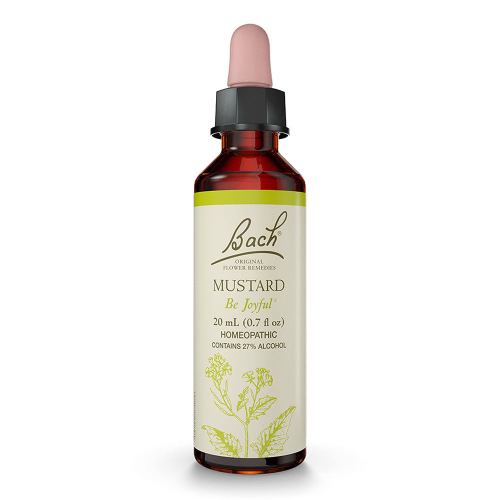 Bach Original Flower Essences For Naturally Occurring Nervous Tension, Mustard, 20 Ml